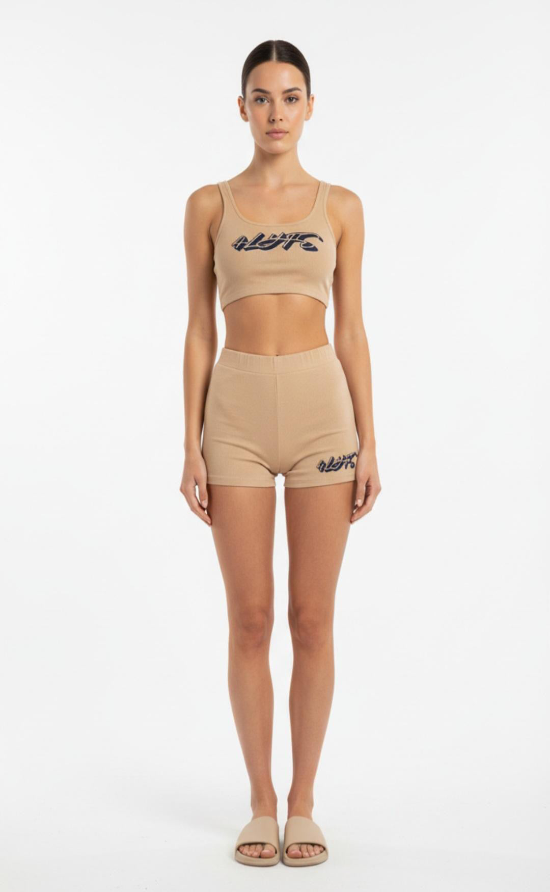 4Lyfe Cropped Tank and Shorts 2 piece set