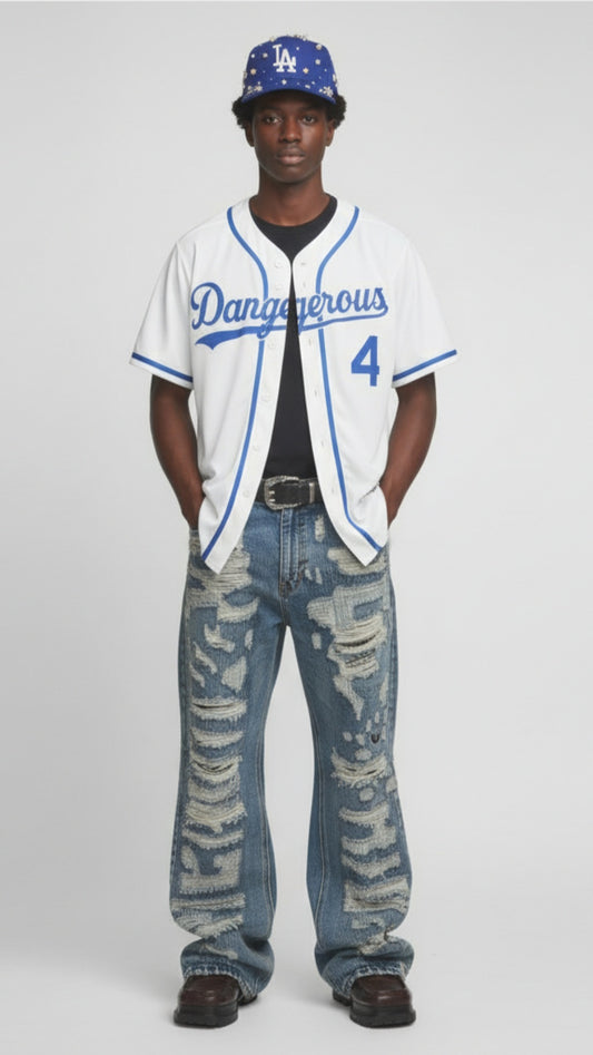 STAY DANGEROUS BASEBALL JERSEY